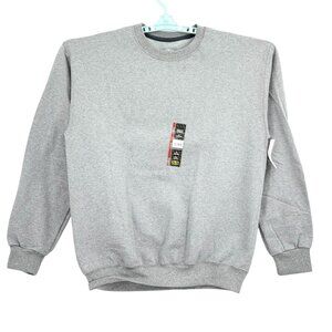 Athletic Works Men's Fleece Gray Crew Sweatshirt M (38-40)‎ Moisture Wicking NWT